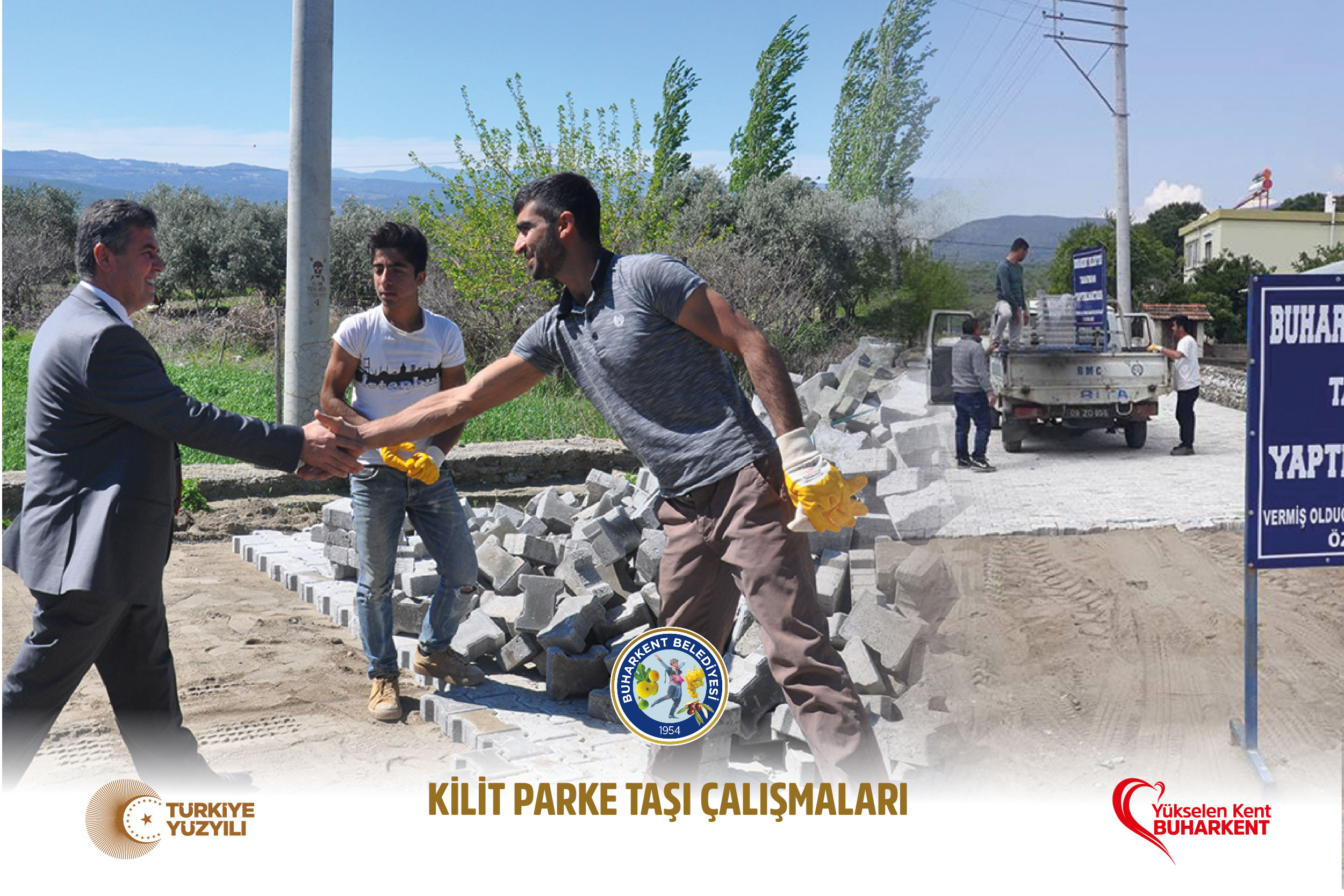 Parke Taşı Döşeme Çalışmaları